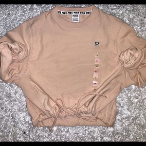 PINK cropped crew